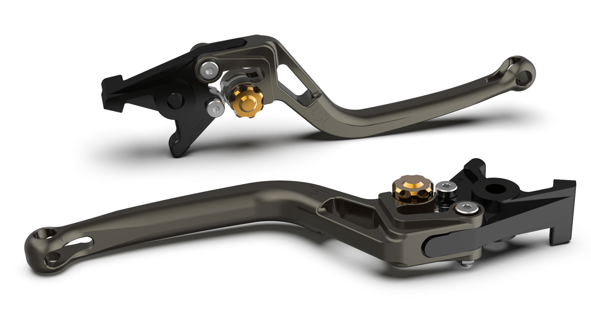 LSL Clutch lever BOW L03, anthracite/gold, gold
