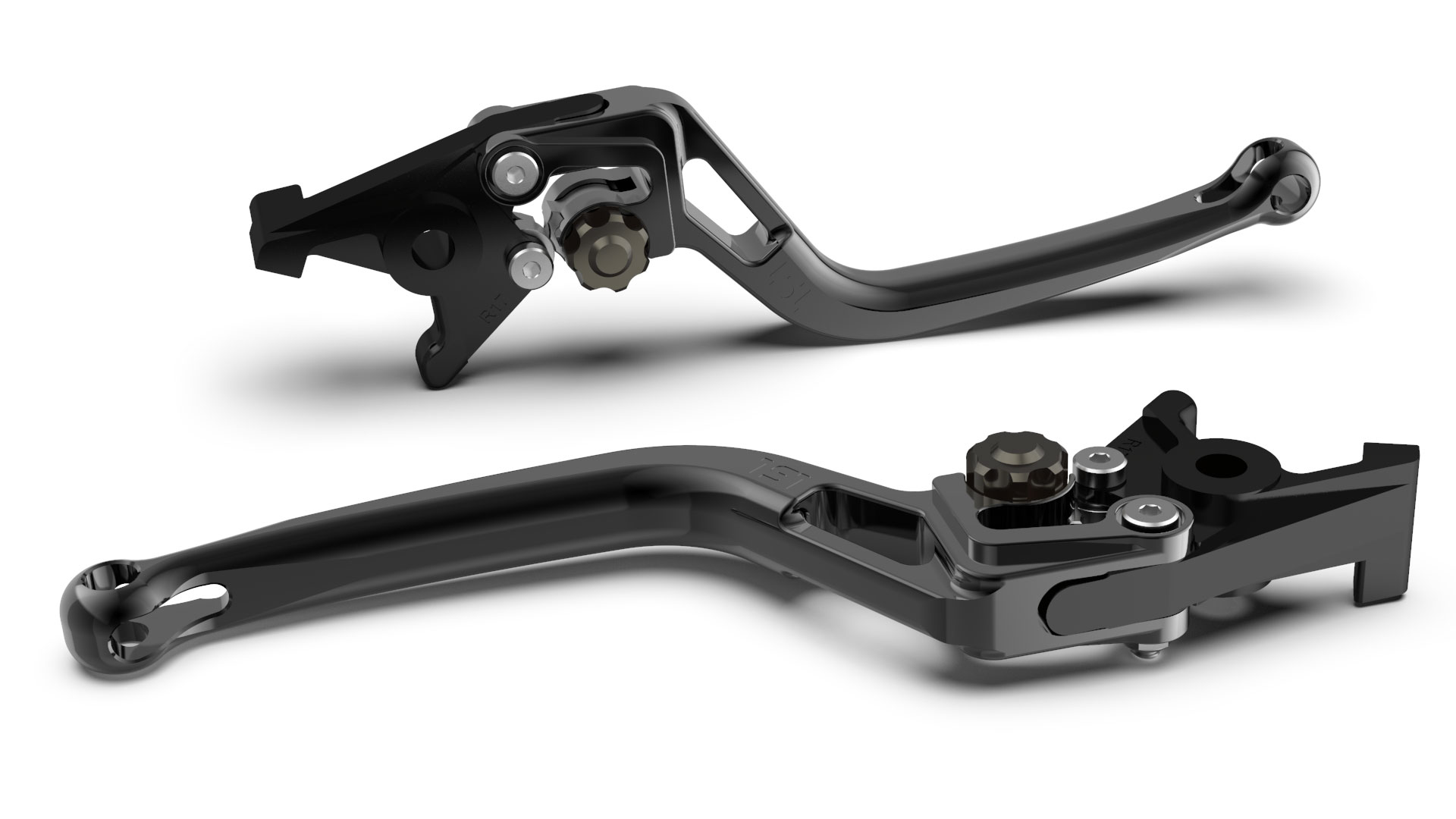 LSL Clutch lever BOW for Brembo 16 RCS, L37R, black/anthracite, black-grey, black-grey
