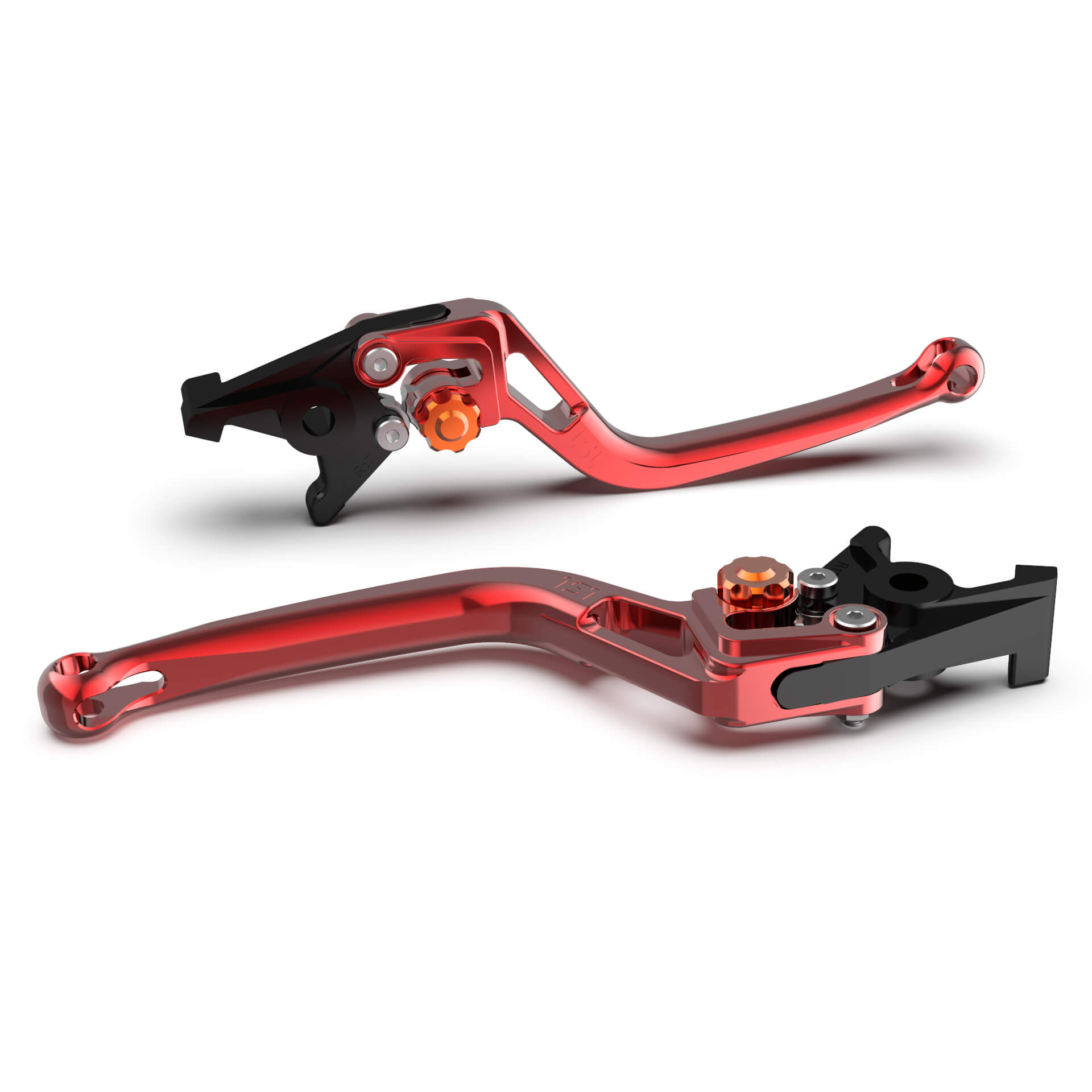 LSL Clutch lever BOW L40, red/orange, orange