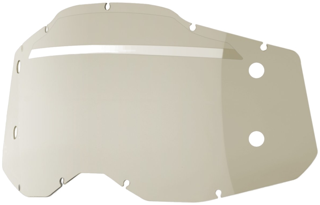 100% Forecast Racecraft II/Accuri II/Strata II Replacemant Lens, grey, grey, Size One Size