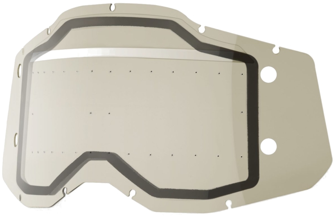 100% Dual Vented Forecast Racecraft II/Accuri II/Strata II Replacemant Lens, grey for Men-image-935486473