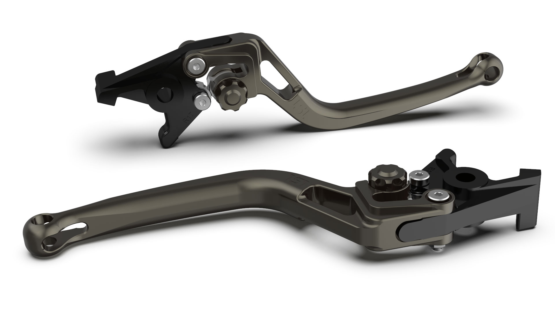 LSL Clutch lever BOW L66R, anthracite/anthracite, grey-black, grey-black