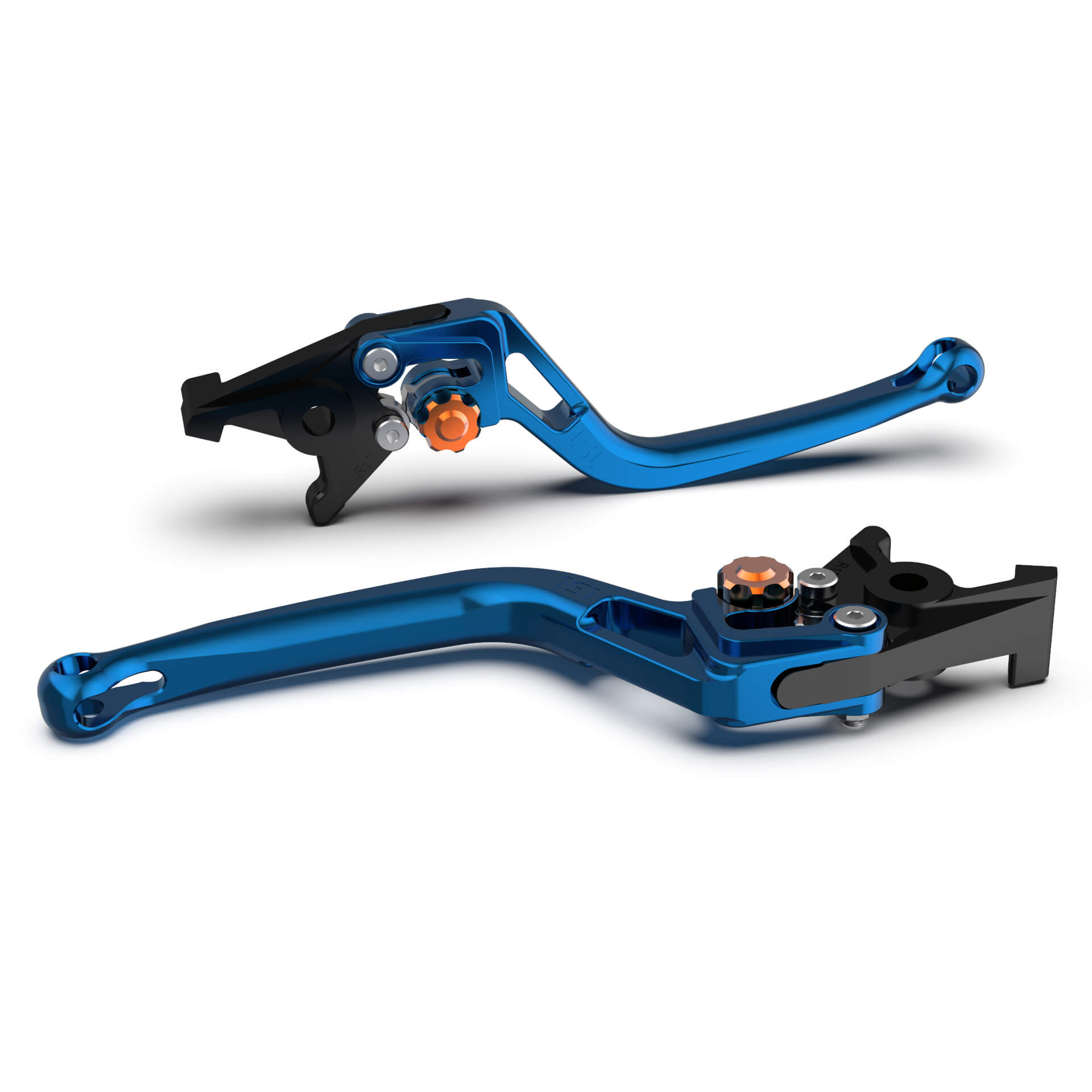 LSL Brake lever BOW R09, blue/orange, orange