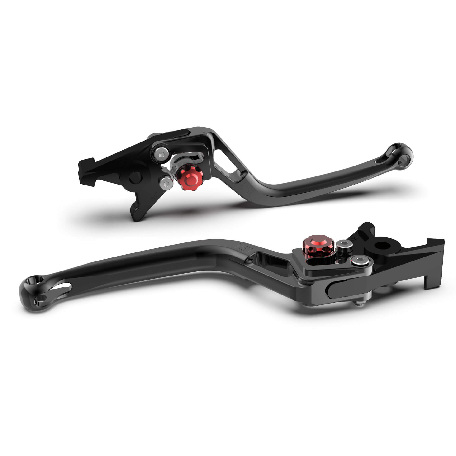 LSL Brake lever BOW R23R, black/red, red