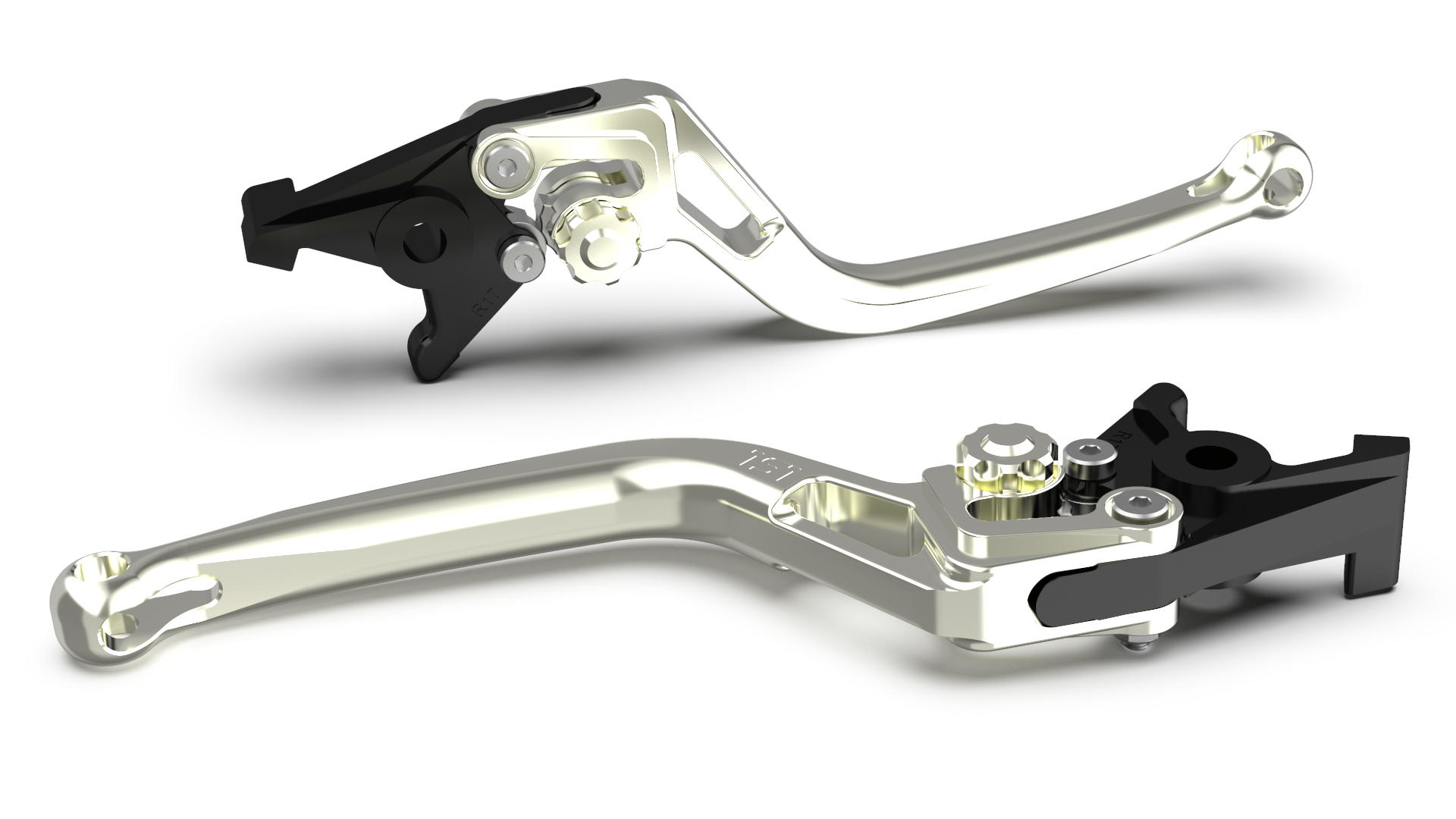 LSL Brake lever BOW R33, silver/silver, silver