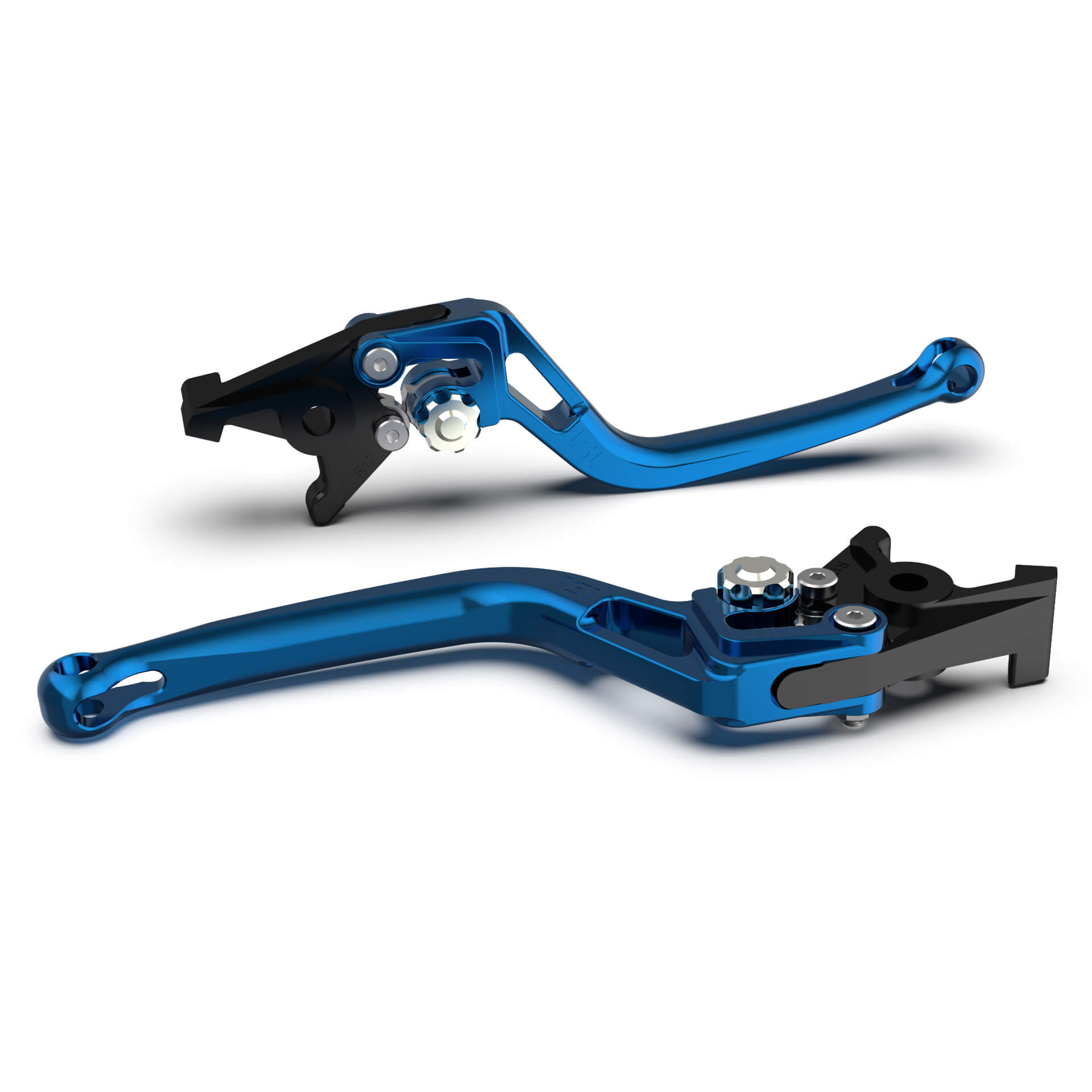 LSL Brake lever BOW R36, blue/silver, silver