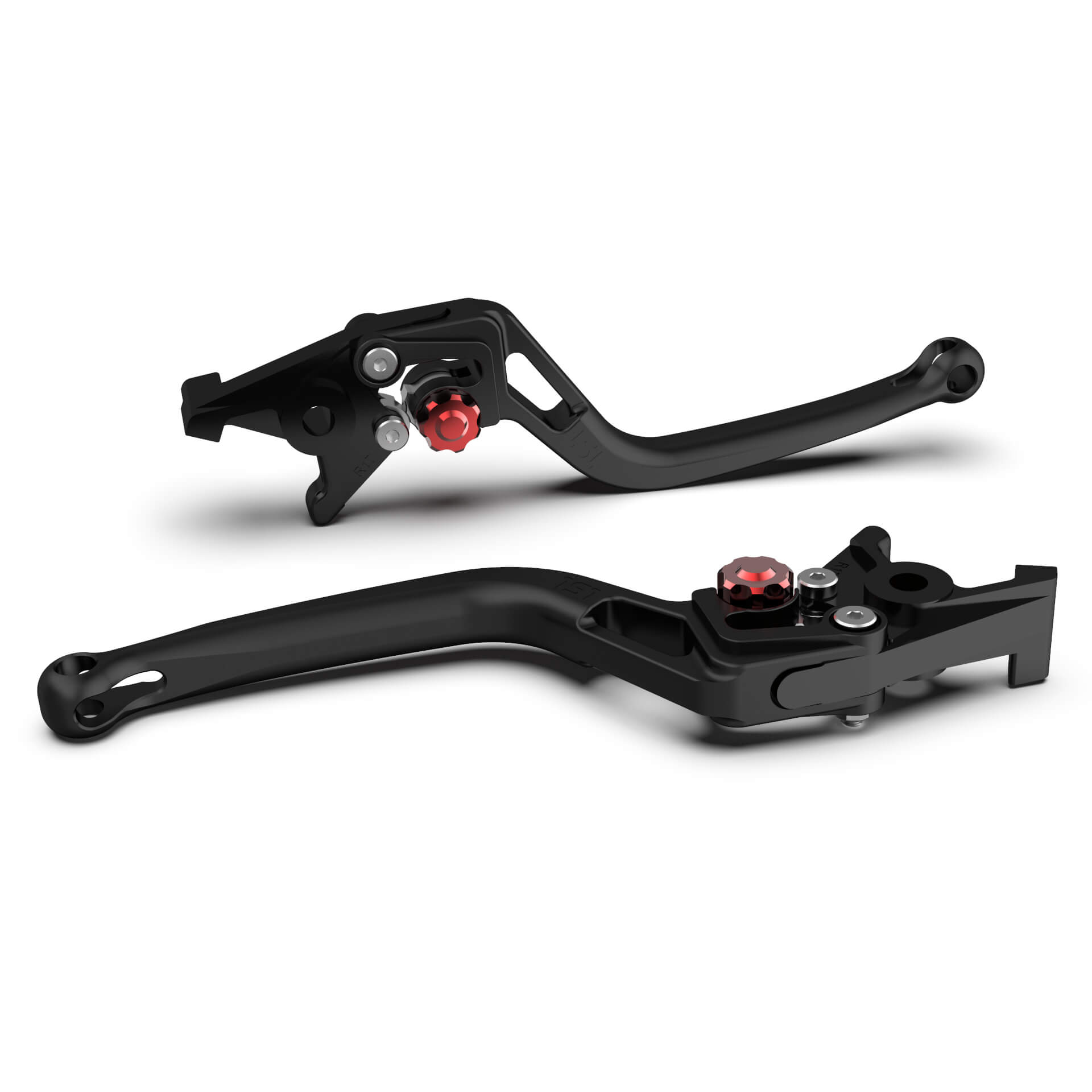 LSL brake lever BOW R36,black pearl blasted/red, red