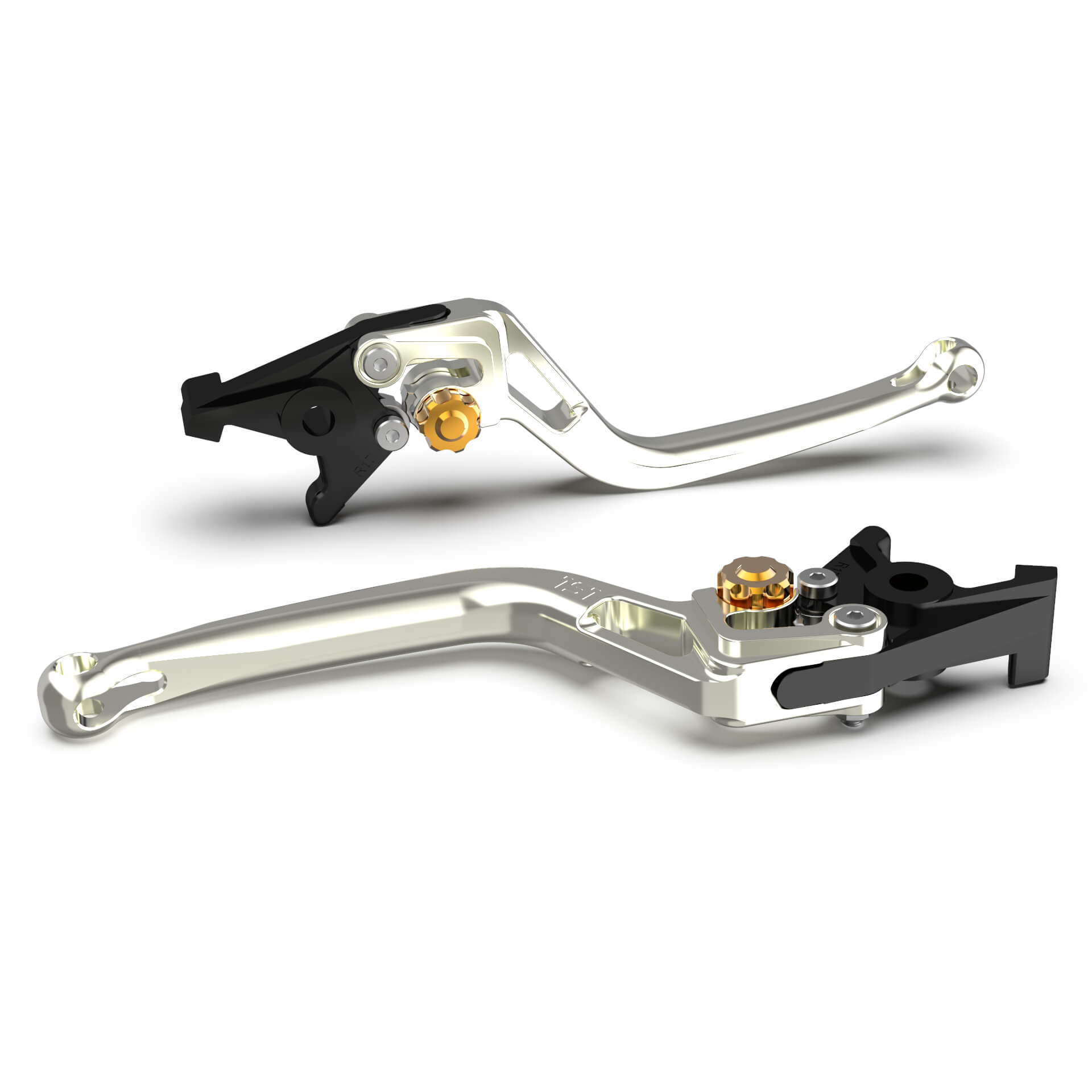 LSL Brake lever BOW R36, silver/gold, gold