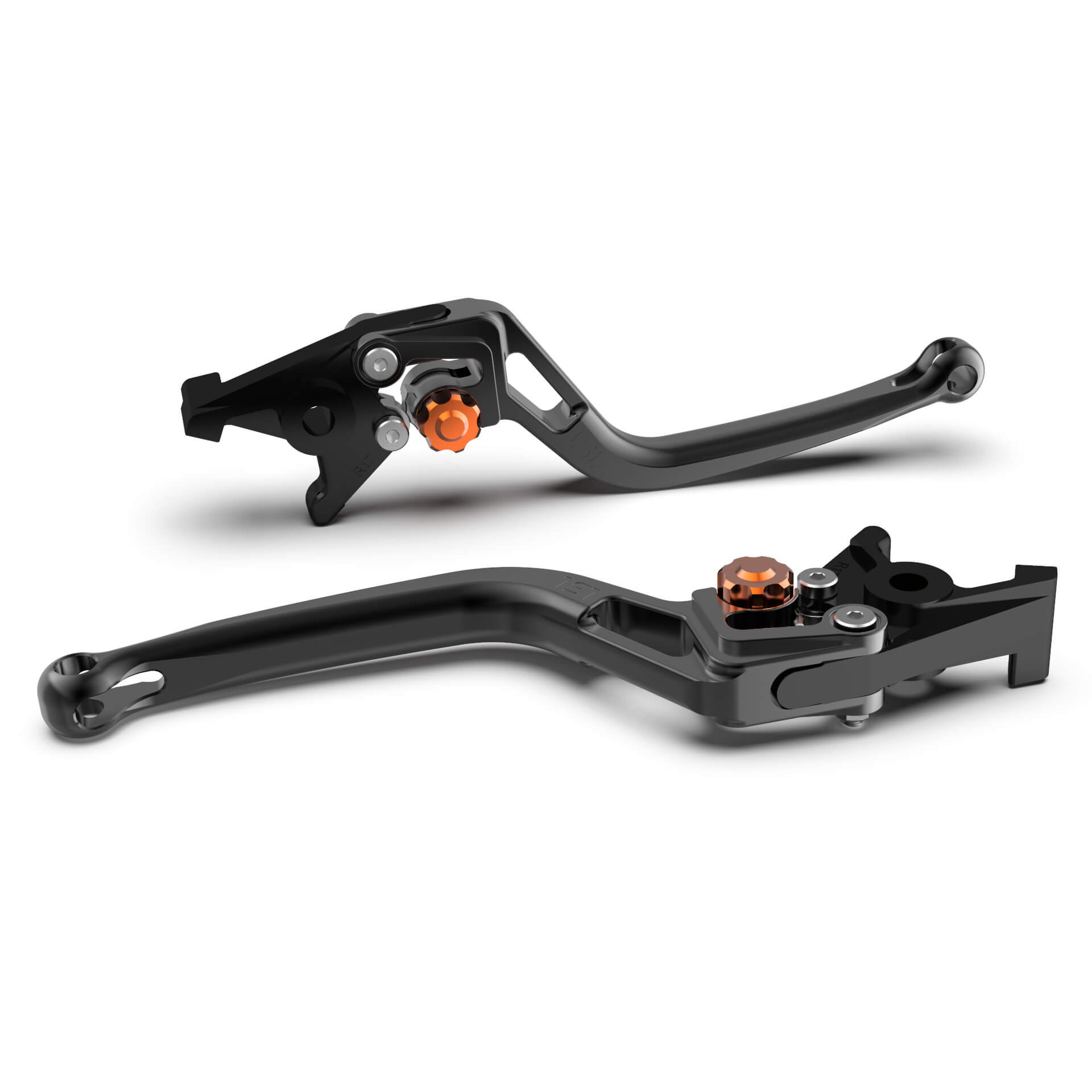 LSL Brake lever BOW R36, black/orange, orange