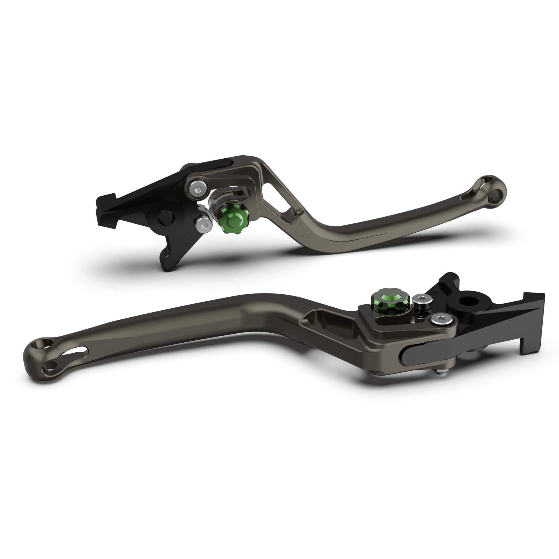 LSL Brake lever BOW for Brembo 15/17/19 RCS, R37R, anthracite/green, green