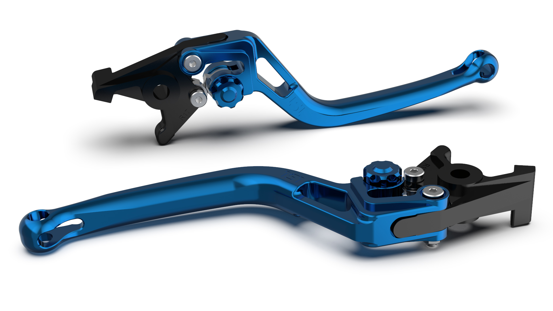 LSL Brake lever BOW R68R, blue/blue, blue