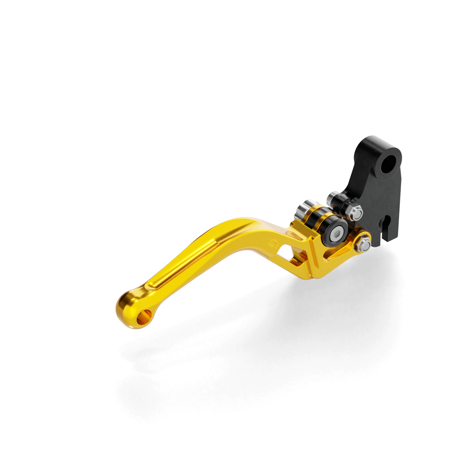 LSL Clutch lever BOW L08, short, gold/silver, silver