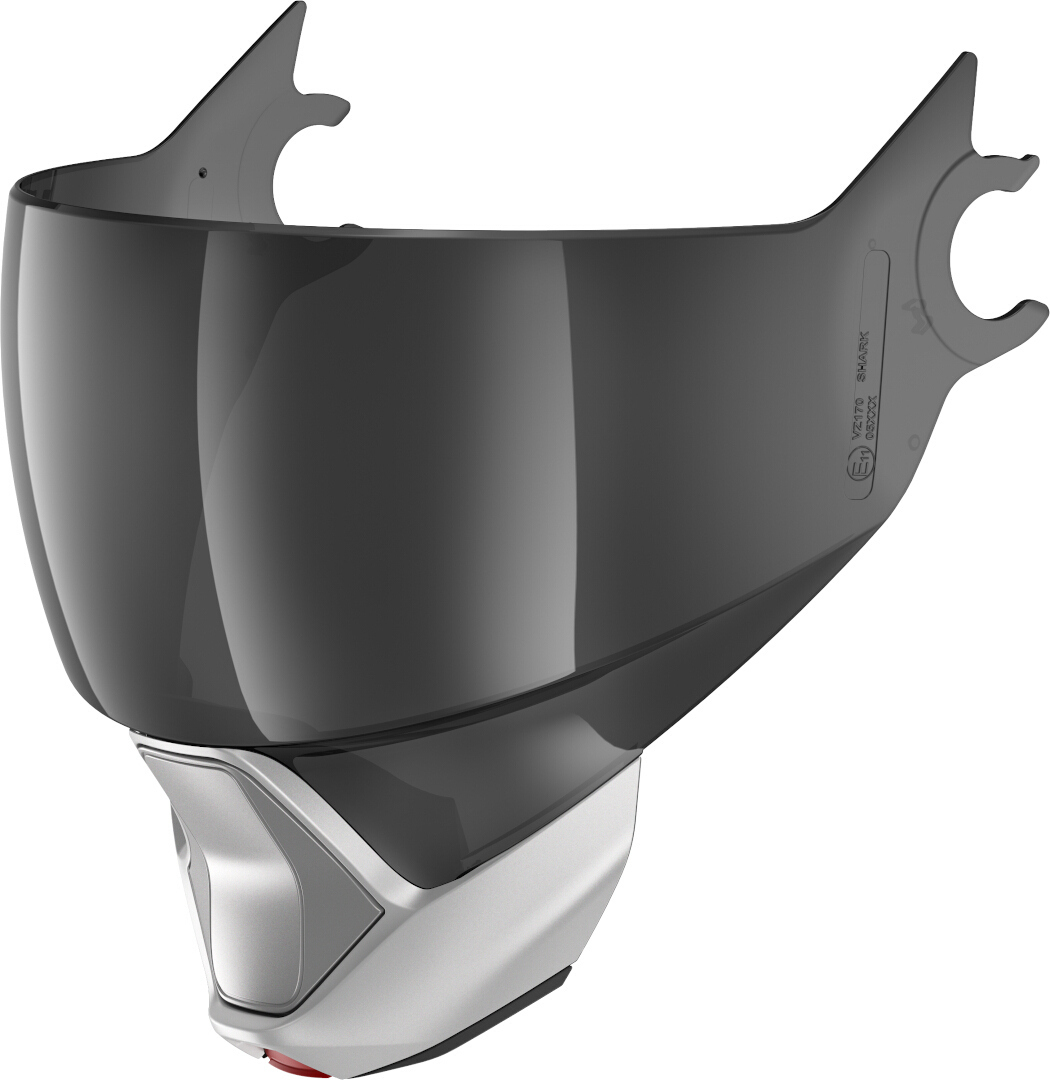 Shark Evojet Visor and Chin Curtain Set, grey, grey, Size One Size