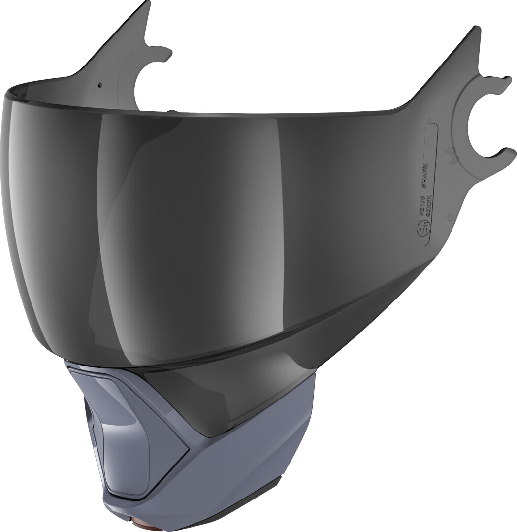 Shark Evojet Visor and Chin Curtain Set, grey, grey, Size One Size