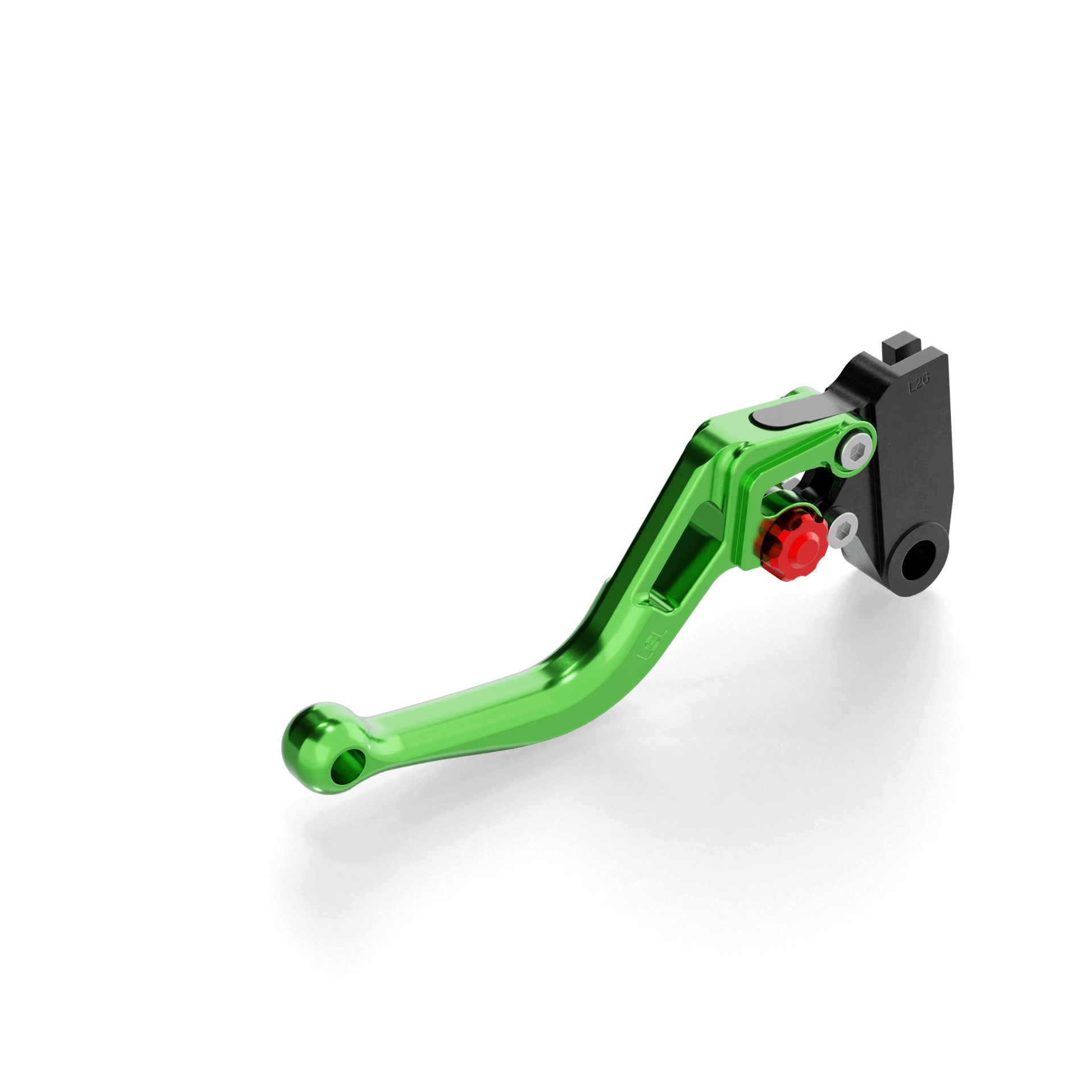 LSL Clutch lever BOW L16, short, green/red, red