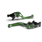 LSL Clutch lever BOW L20, short, green/anthracite