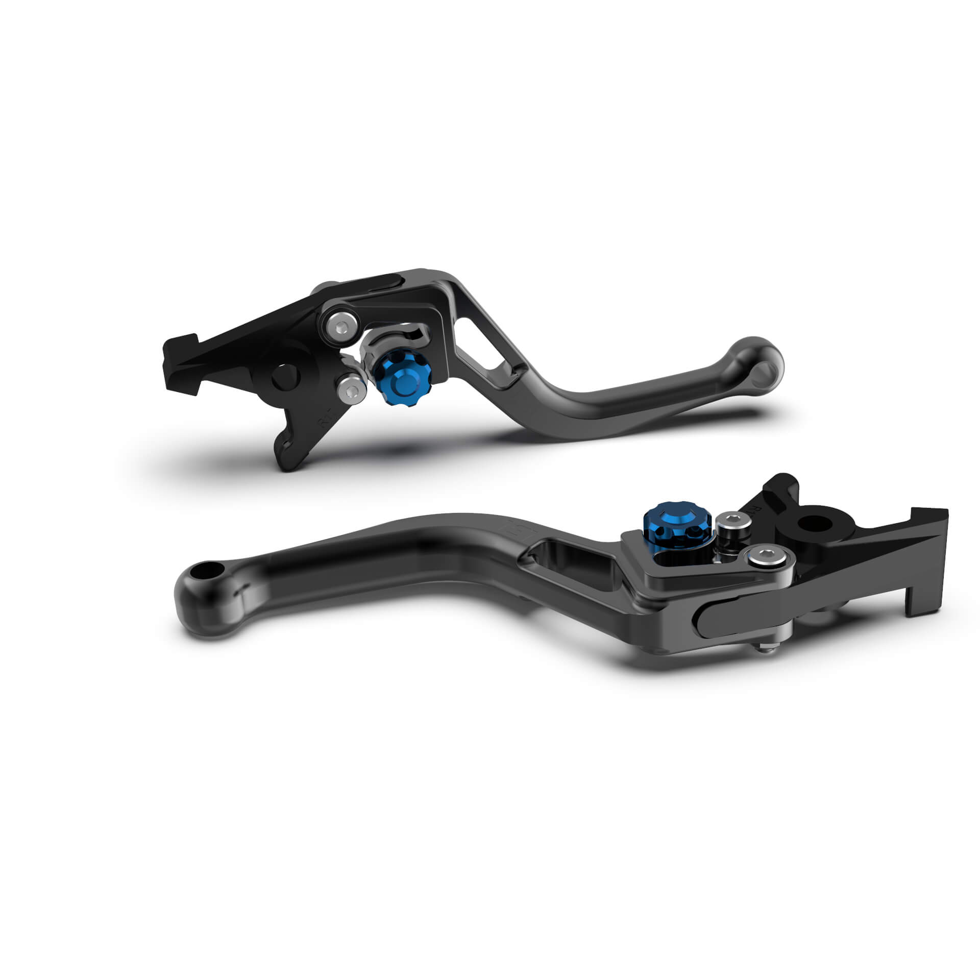 LSL Brake lever BOW R20, short, black/blue, blue