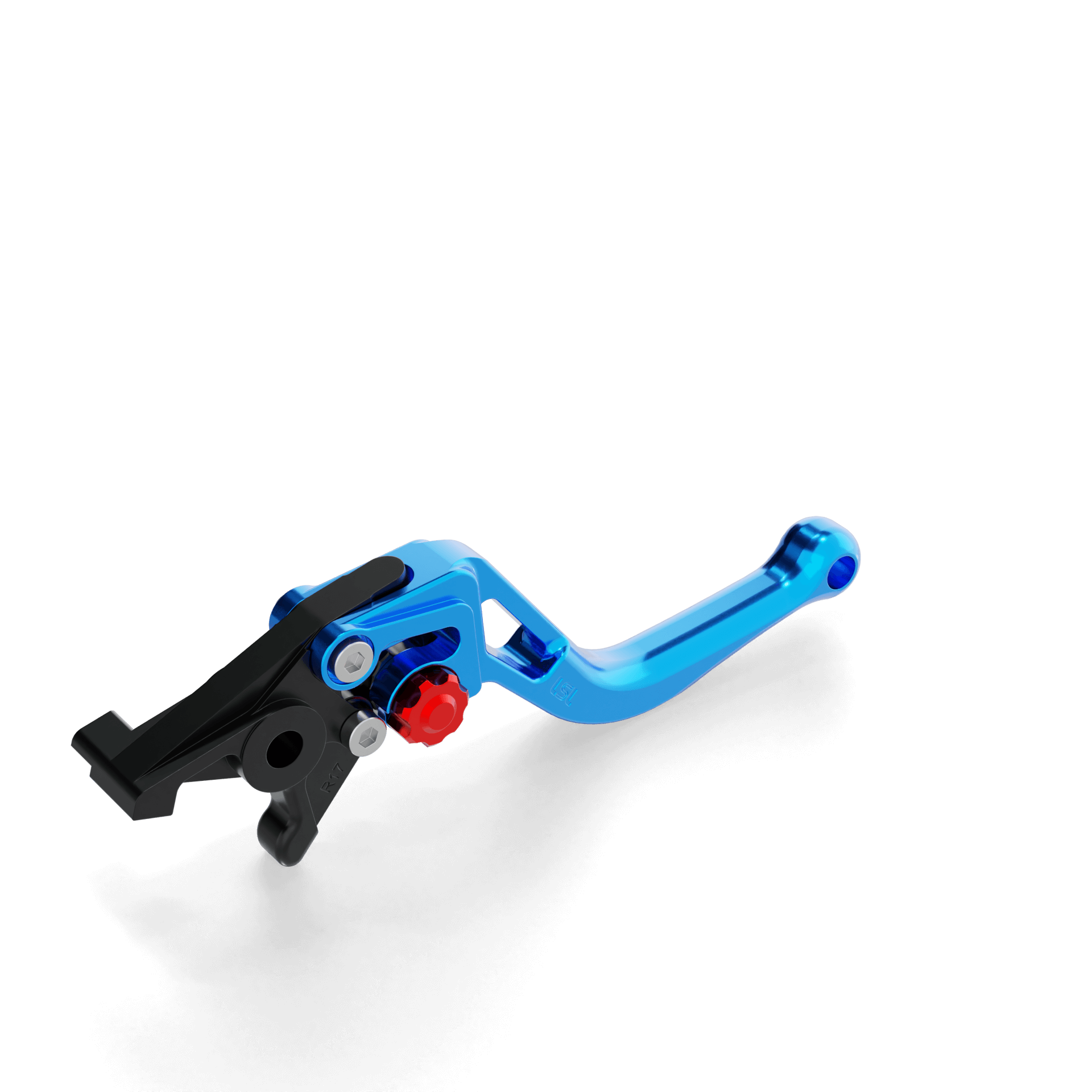 LSL Bremshebel BOW R31, kurz, blau/rot, rot