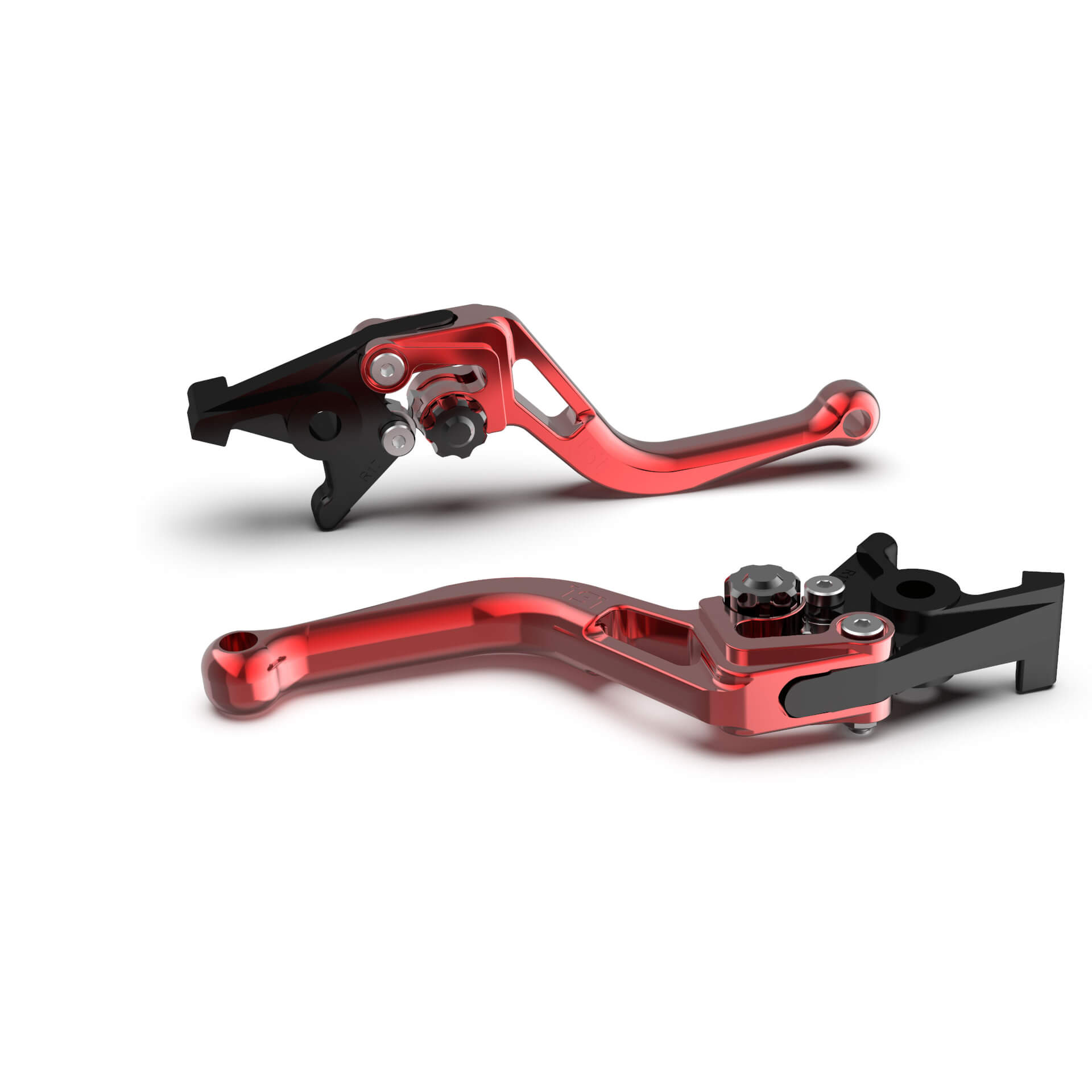 LSL Brake lever BOW R31, short, red/black, black