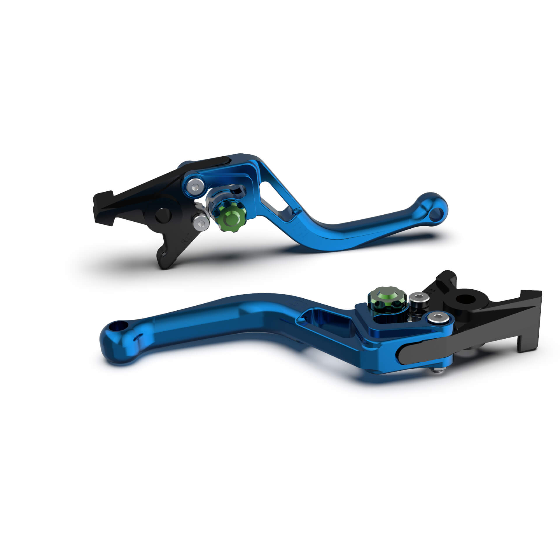 LSL Brake lever BOW R48R, short, blue/green, green