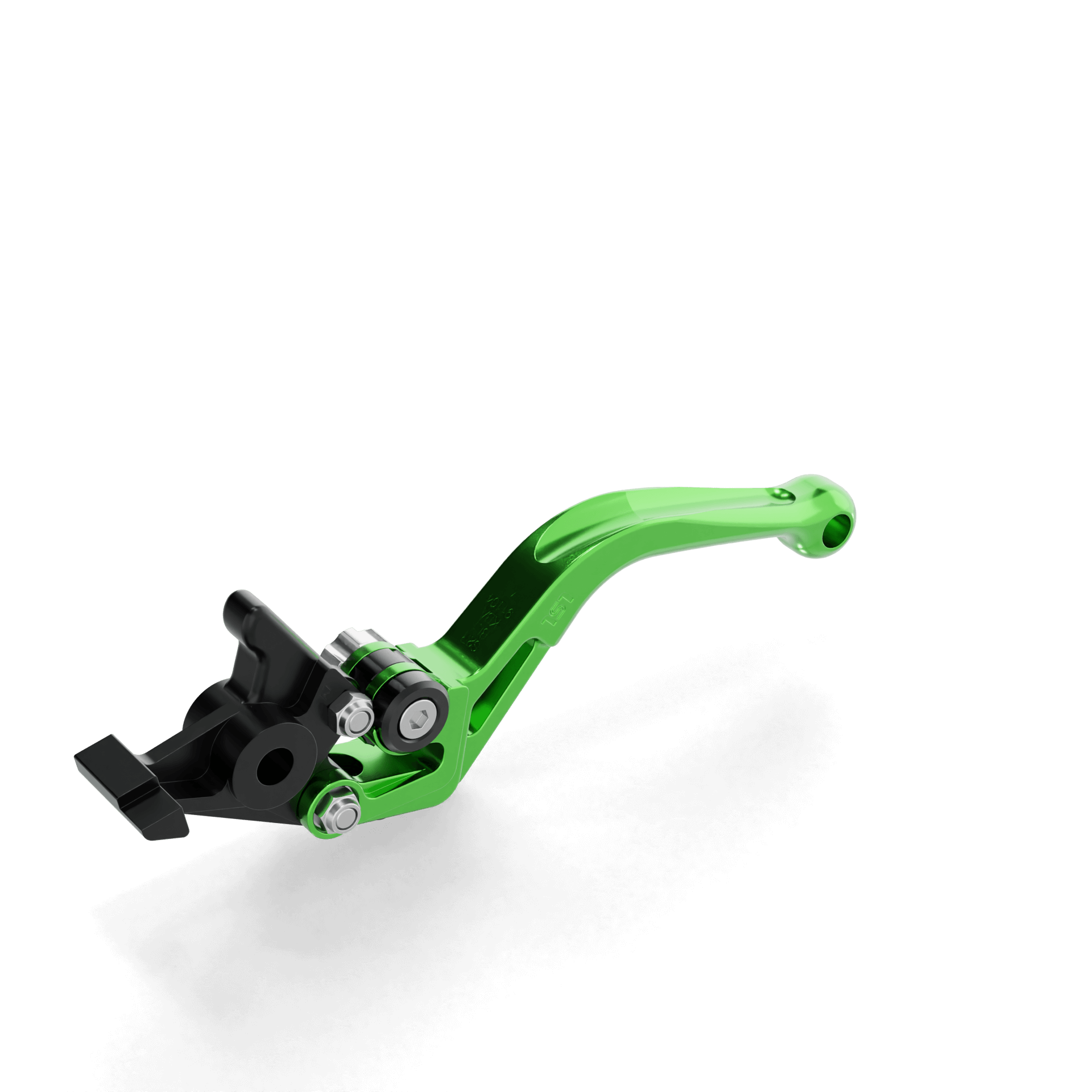 LSL Bremshebel BOW R49R, kurz, grün/silber, silber