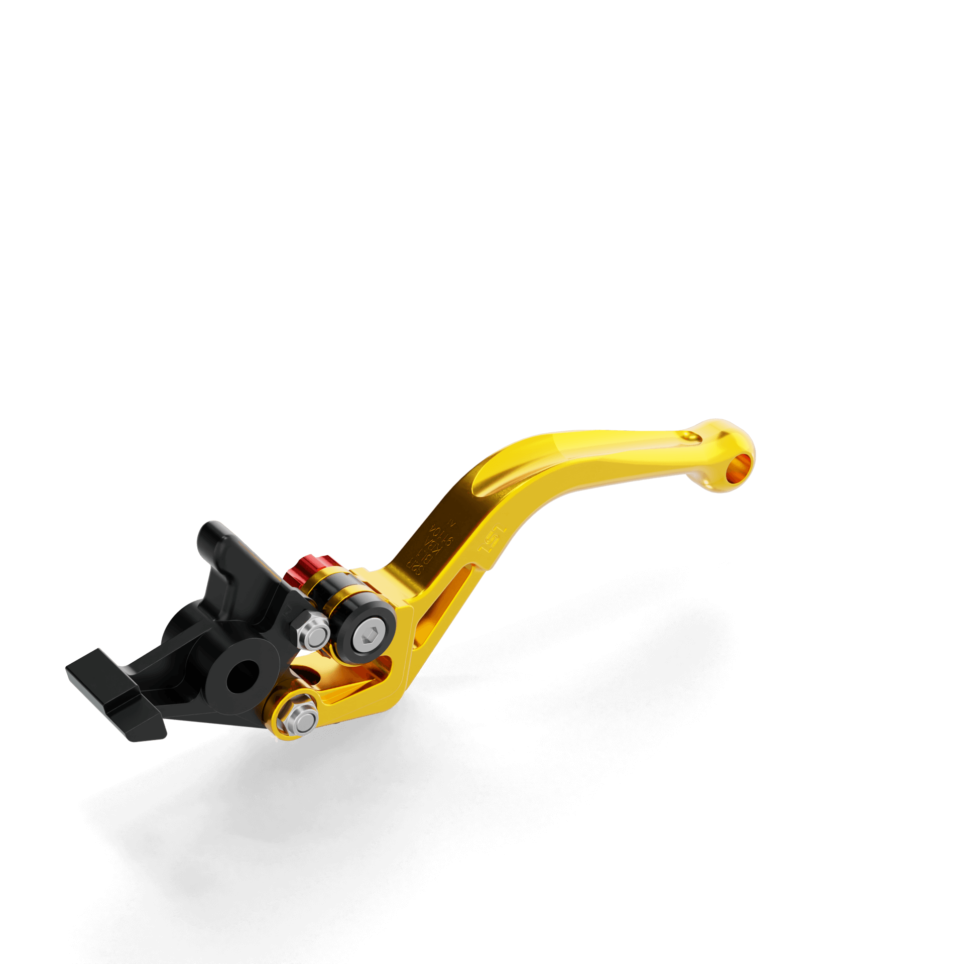 LSL Bremshebel BOW R68R, kurz, gold/rot, rot