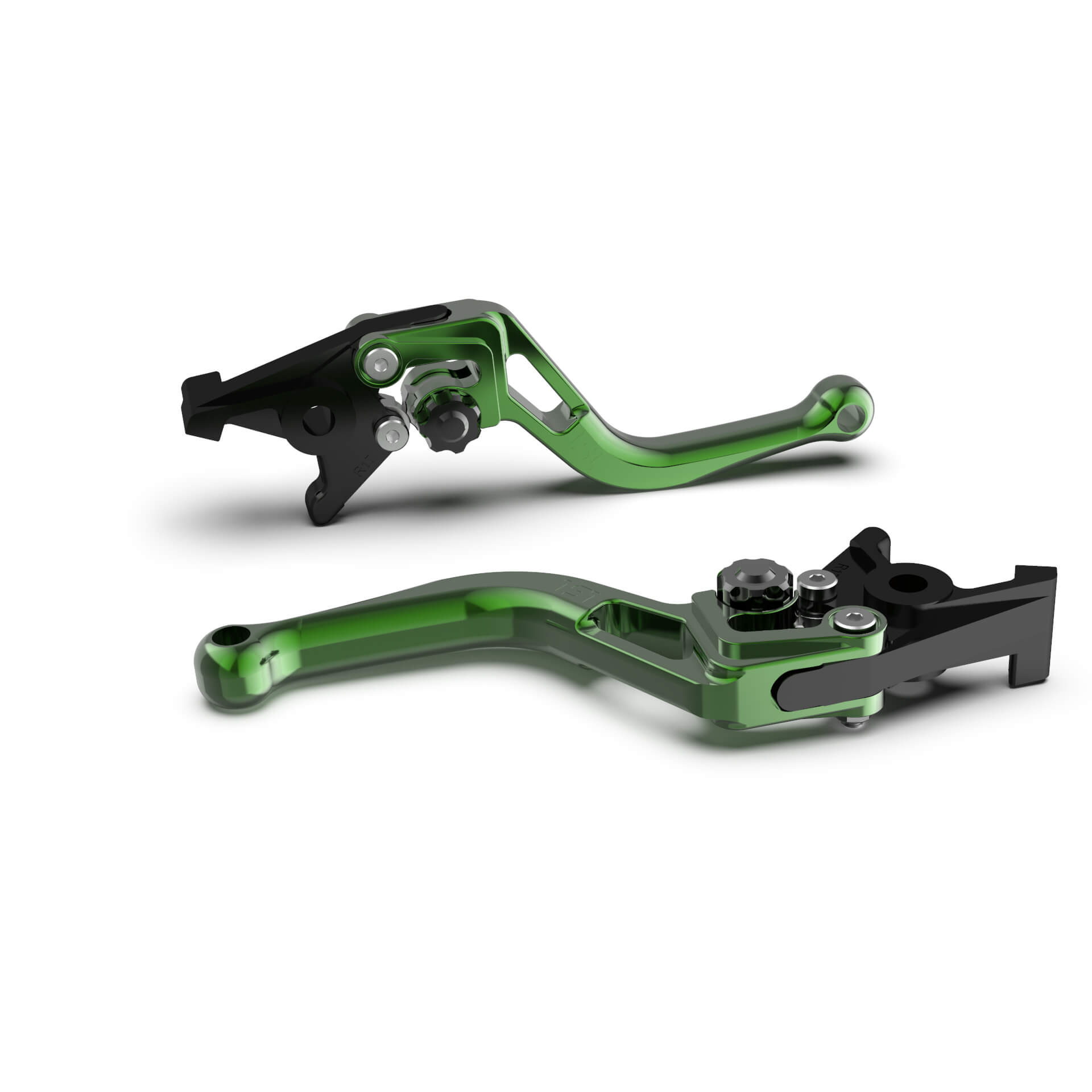 LSL Brake lever BOW R68R, short, green/black, black