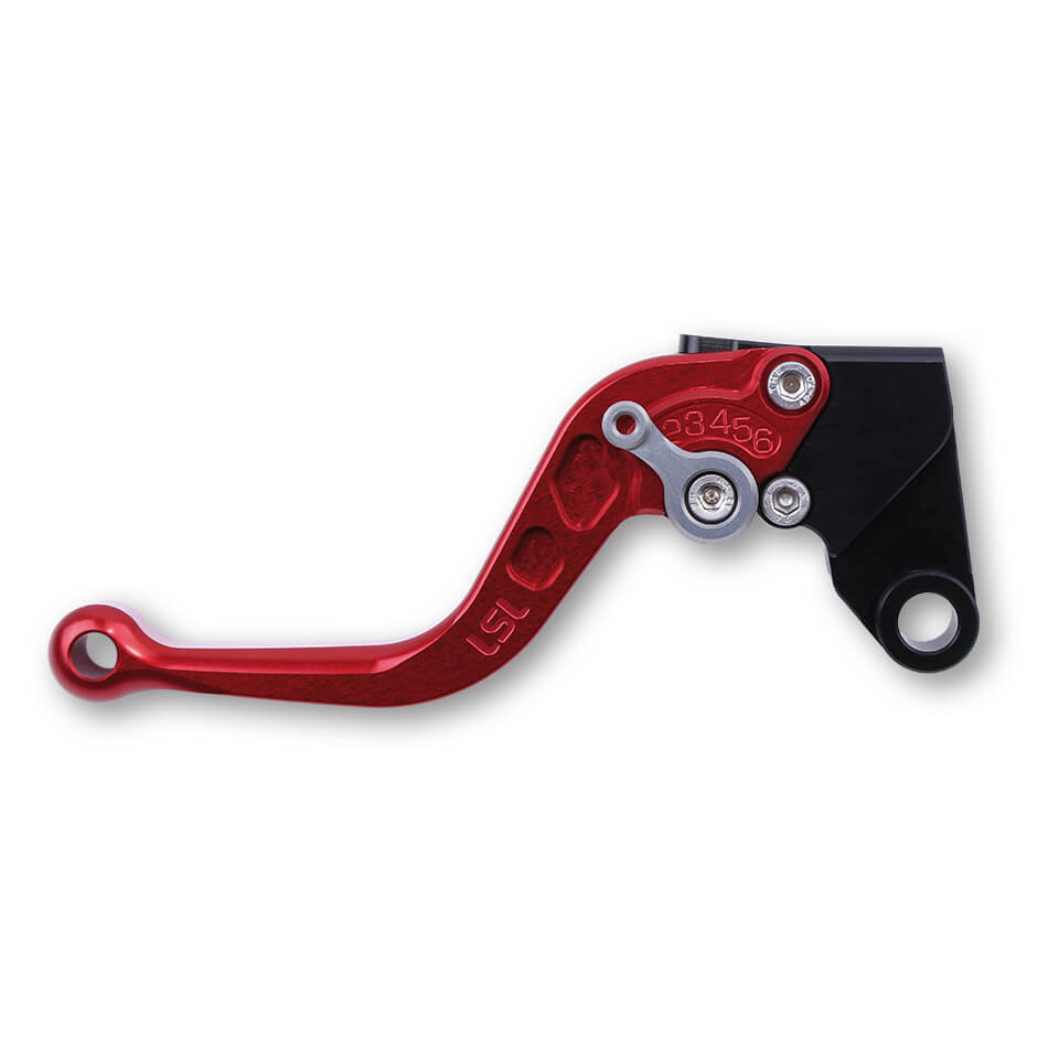 LSL Kupplungshebel Classic L04, rot/anthrazit, kurz, schwarz-grau, schwarz-grau