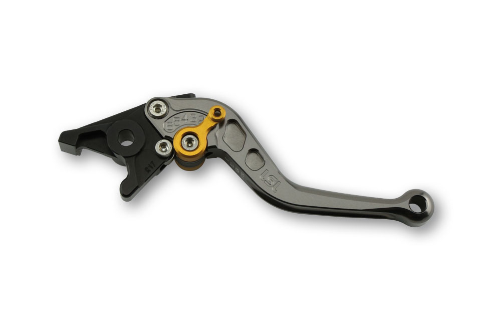 LSL Clutch lever Classic L32R, anthracite/gold, short, gold