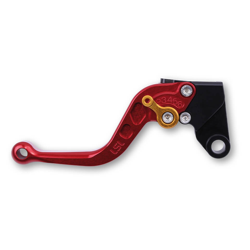 LSL Kupplungshebel Classic L33, rot/gold, kurz, gold