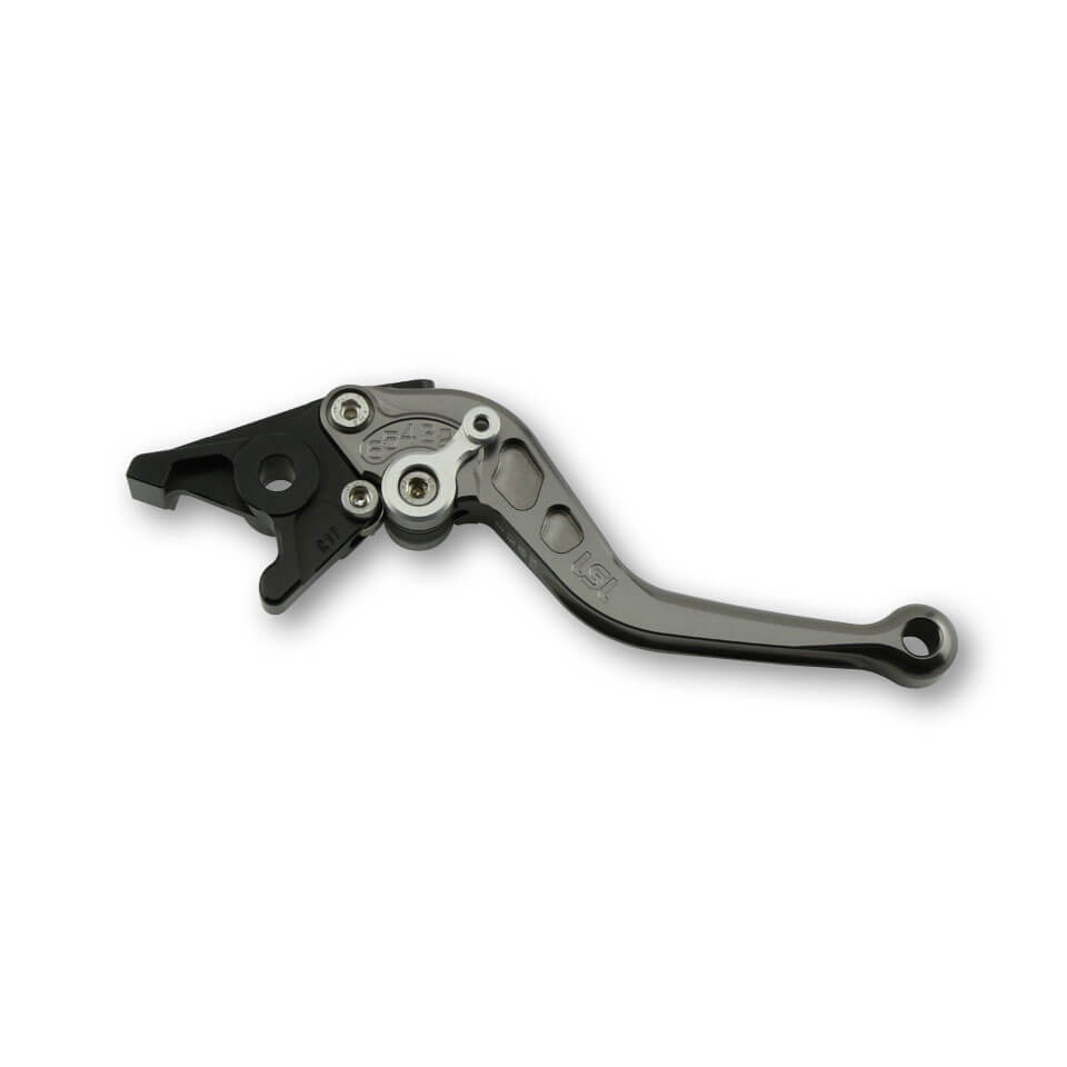LSL Brake lever Classic R70, anthracite/silver, short, silver