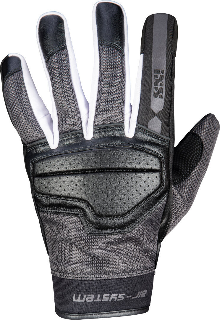 IXS Evo-Air Motorcycle Gloves, black-grey-white, Size S, black-grey-white, Size S