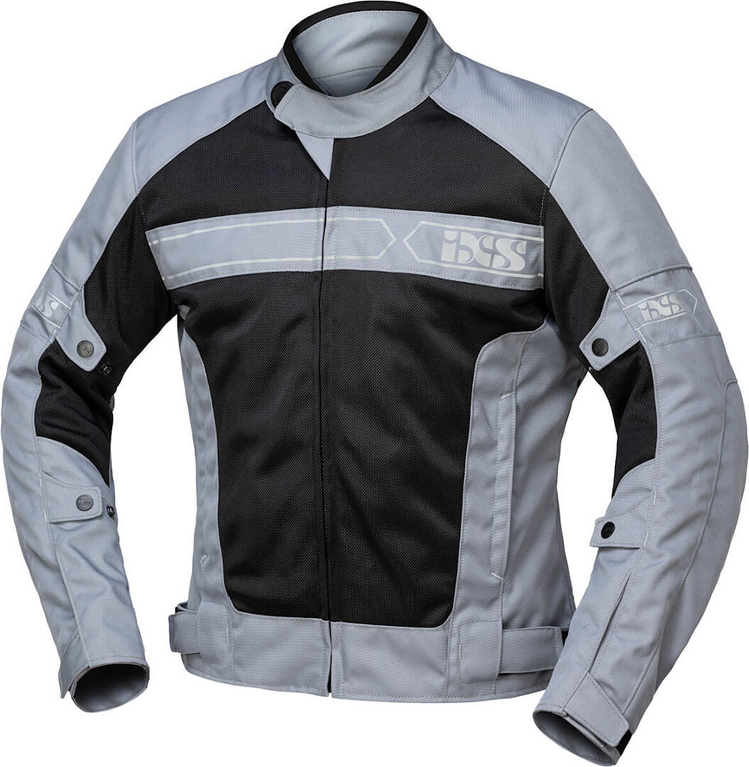 IXS Evo-Air Motorcycle Textile Jacket, black-grey, Size S, S Black Grey unisex