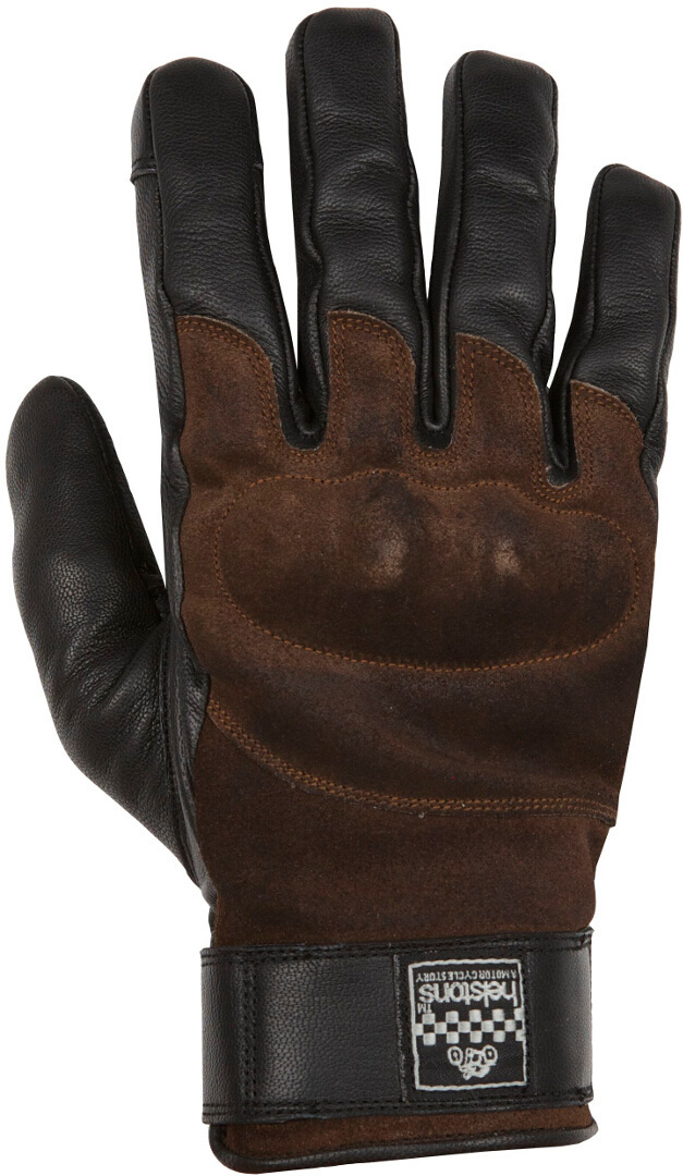 Helstons Glory Motorcycle Gloves, black-brown, Size M L, black-brown, Size M L