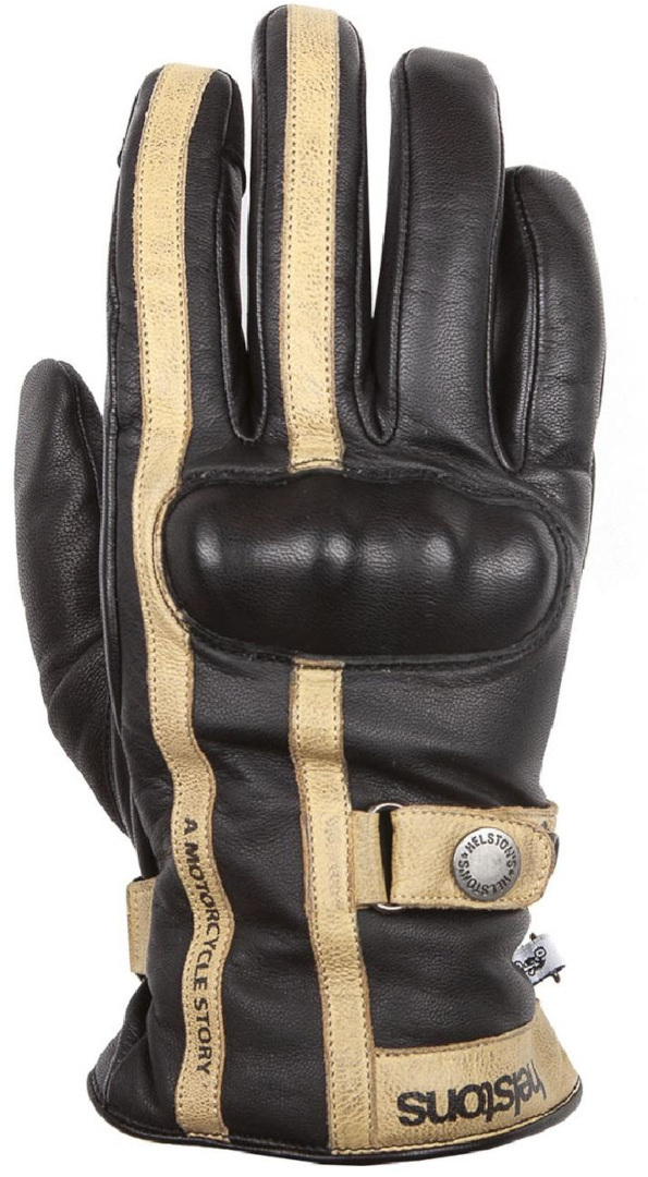 Helstons Tinta Ladies Motorcycle Gloves, black-beige, Size S for Women, black-beige, Size S for Women