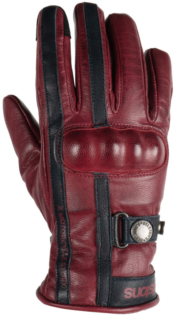 Helstons Tinta Ladies Motorcycle Gloves, red, Size S for Women, red, Size S for Women