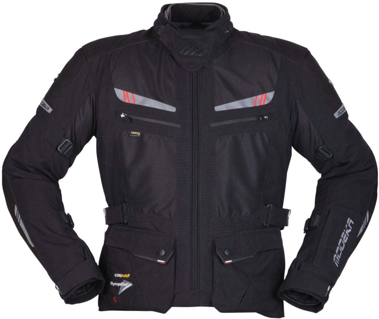 Modeka AFT Air Motorcycle Textile Jacket, black, Size S, black, Size S