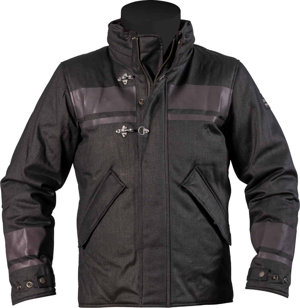 Helstons Fire Motorcycle Textile Jacket, black, Size M, black, Size M