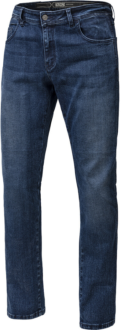 IXS 1L Straight Motorcykel Jeans, blå, storlek 34