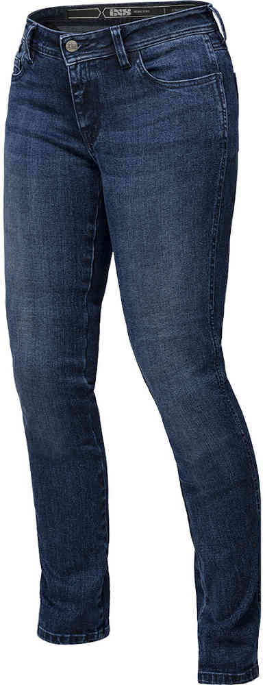 IXS 1L Straight Dame Motorsykkel Jeans