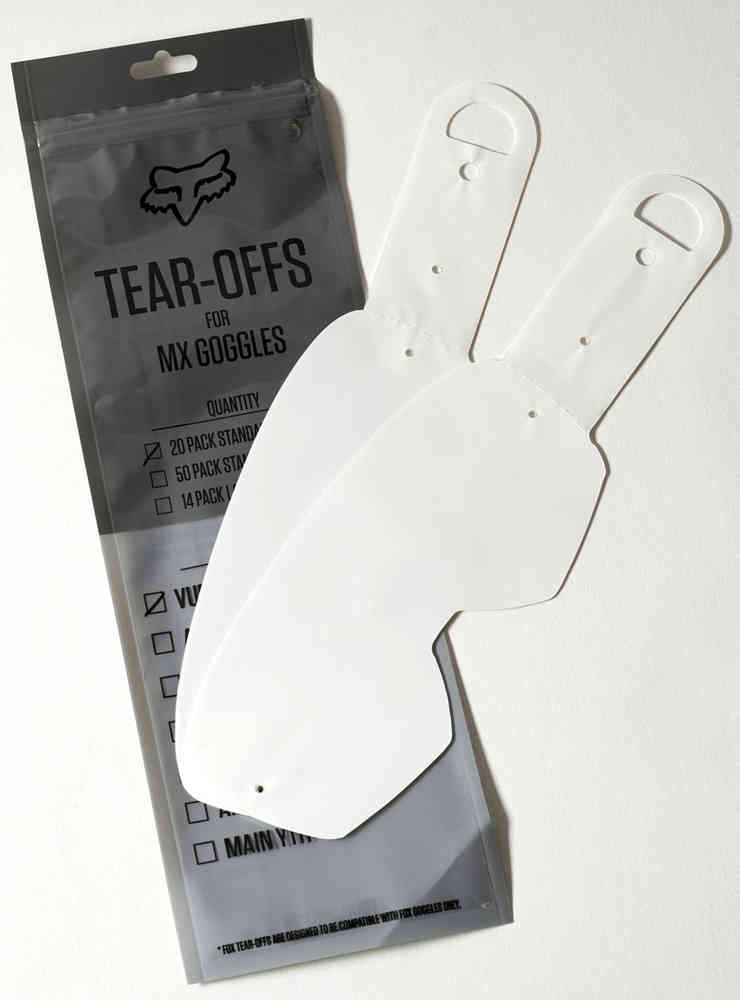 FOX Airspace/Main VLS 20 Pck Jeugd Tear-Offs