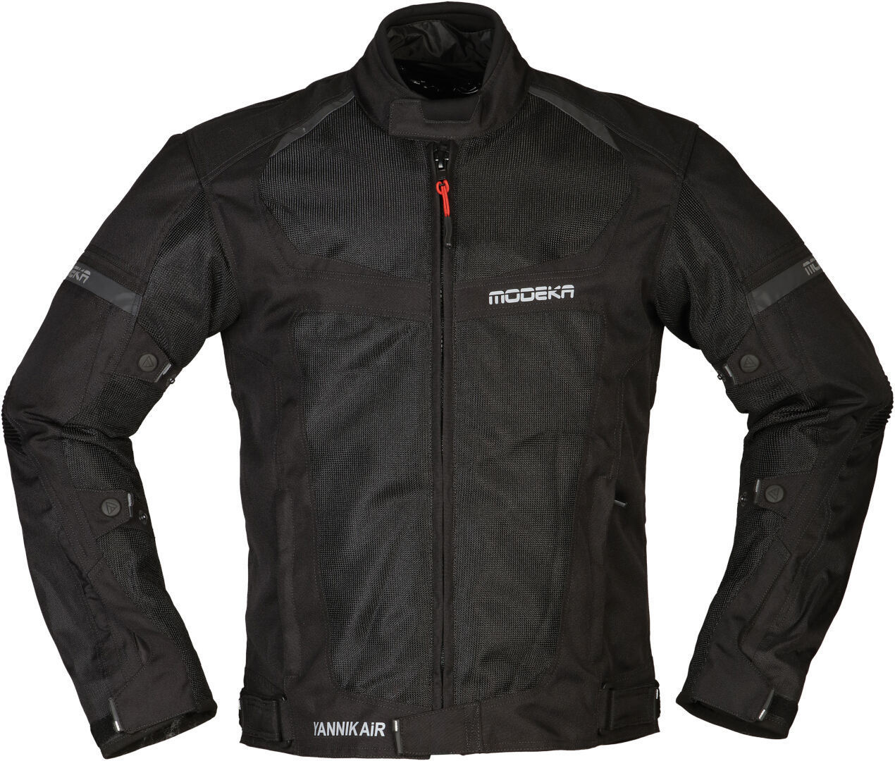 Modeka Yannik Air Motorcycle Textile Jacket, black, Size S, black, Size S