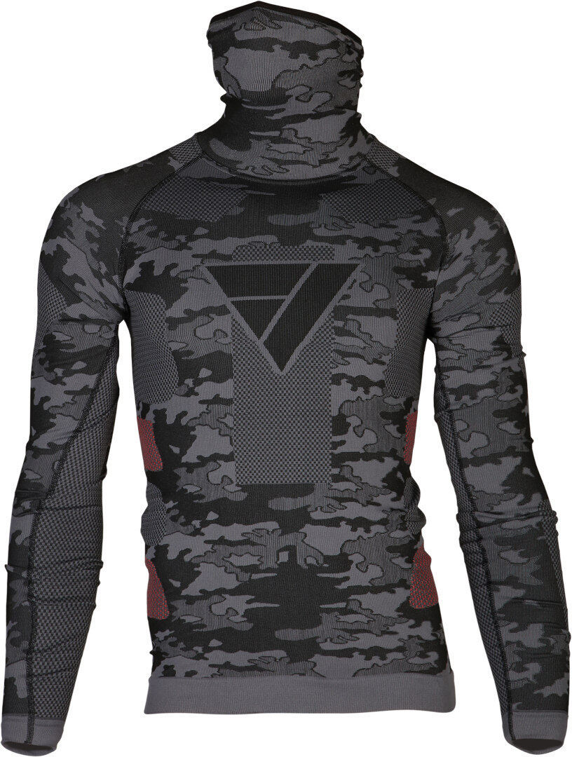 Image of Modeka Tech Dry Bandana Longsleeve Camicia funzionale, nero-multicolore, dimensione L