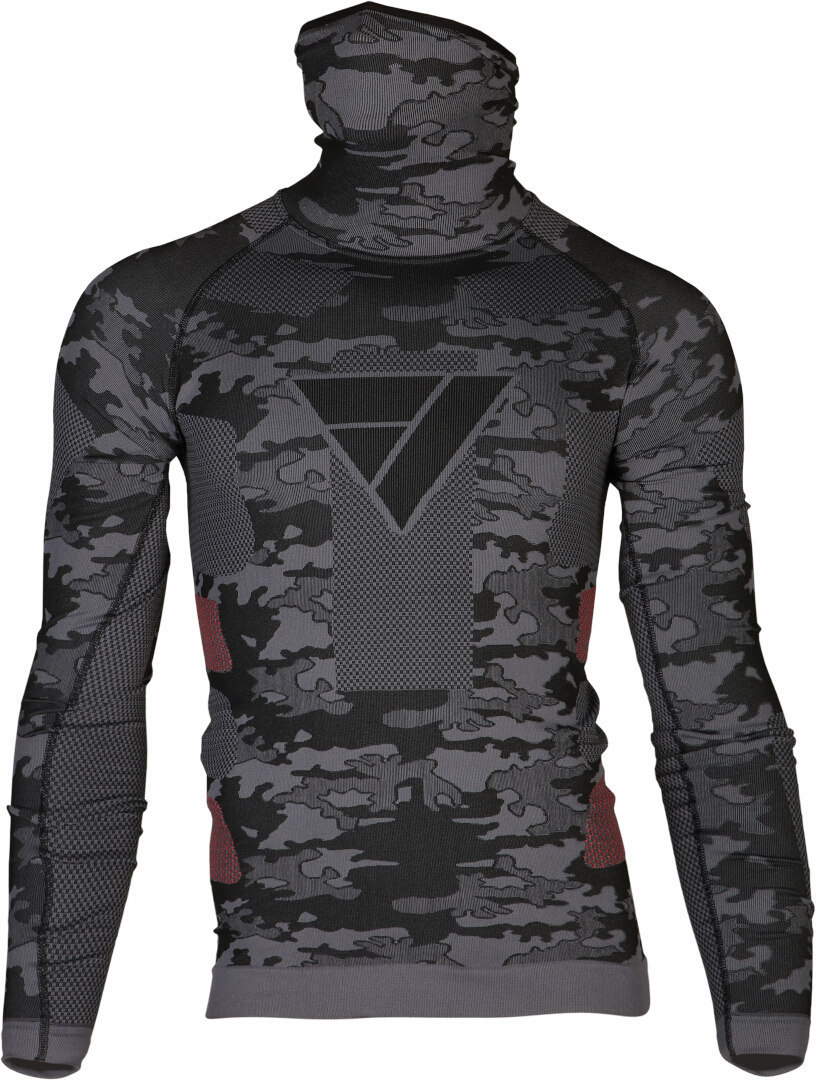Modeka Tech Dry Bandana Longsleeve Functional Shirt, black-multicolored, Size S, black-multicolored, Size S