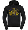 Black-Cafe London Retro Bike sudadera con capucha