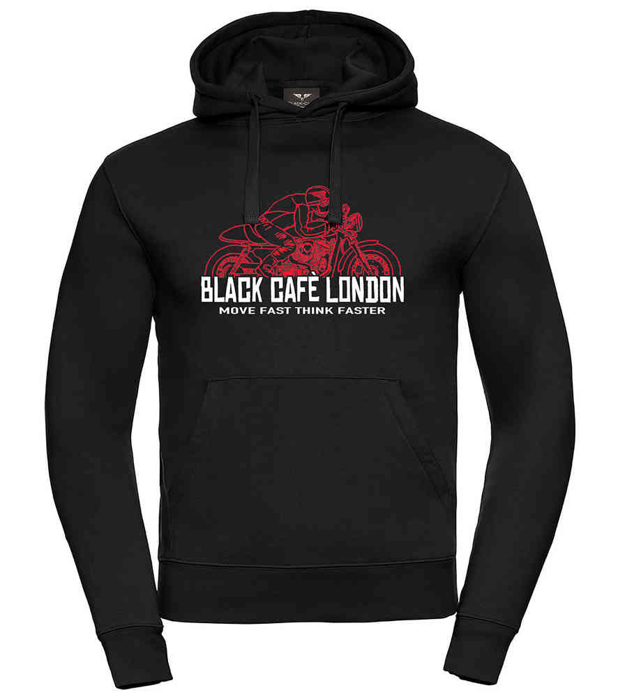 Black-Cafe London Fast Live sudadera con capucha