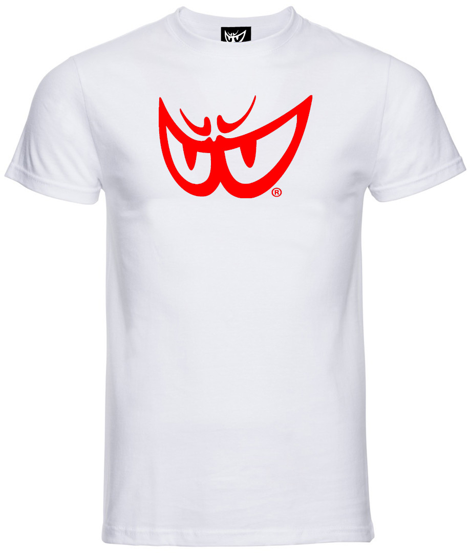 Berik The Eye T-shirt, hvid-rød, størrelse M