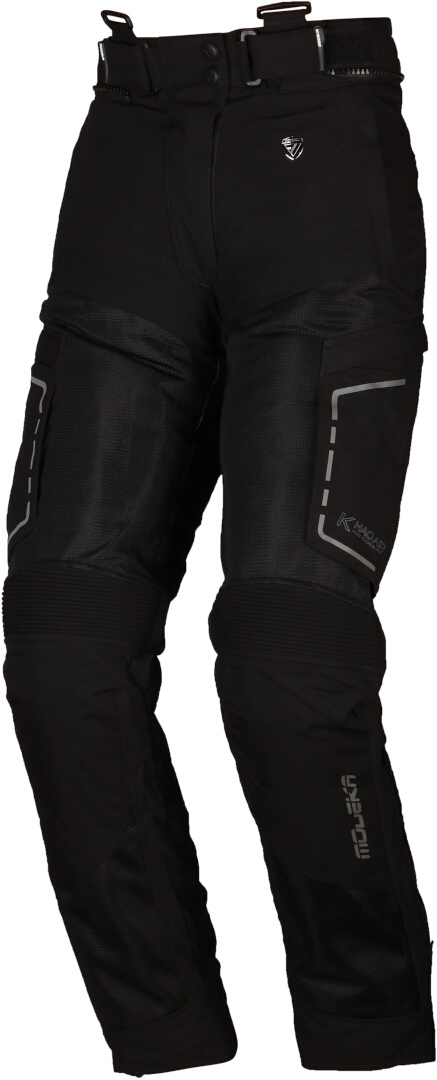 Modeka Khao Air Ladies Motorcycle Textile Pants, black, Size 34 for Women, black, Size 34 for Women