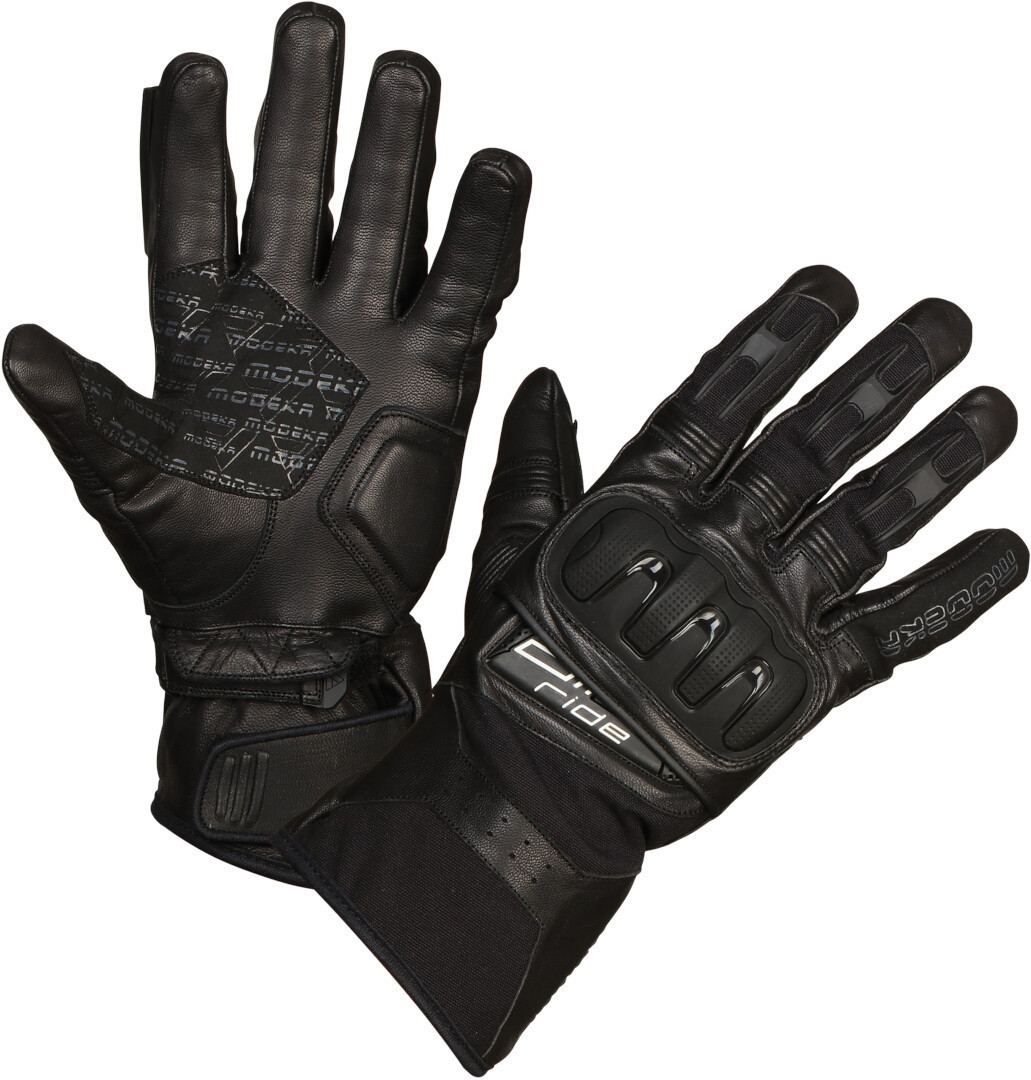 Modeka Air Ride Ladies Motorcycle Gloves, black, Size M for Women
