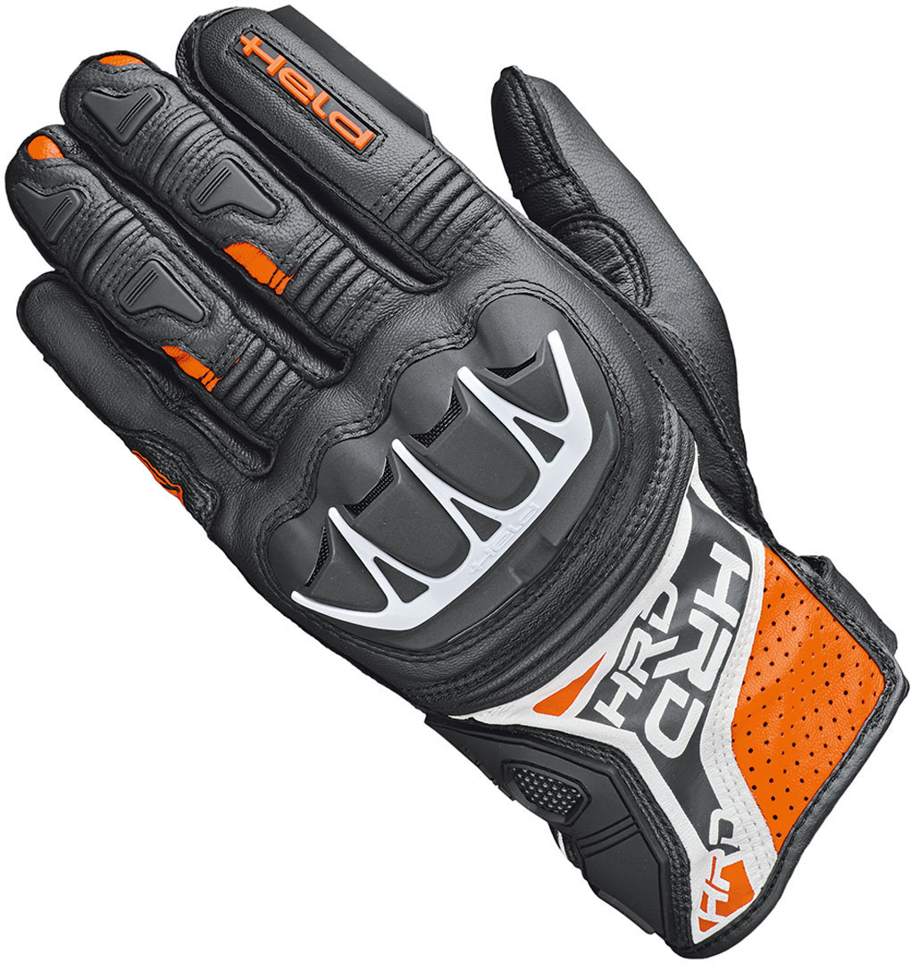 Held Kakuda Motorcycle Gloves, black-orange, Size S M, black-orange, Size S M
